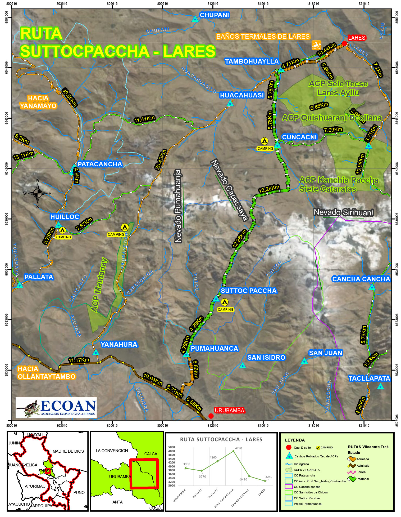 Ruta Suttoc Paccha Vilcanota Trek
